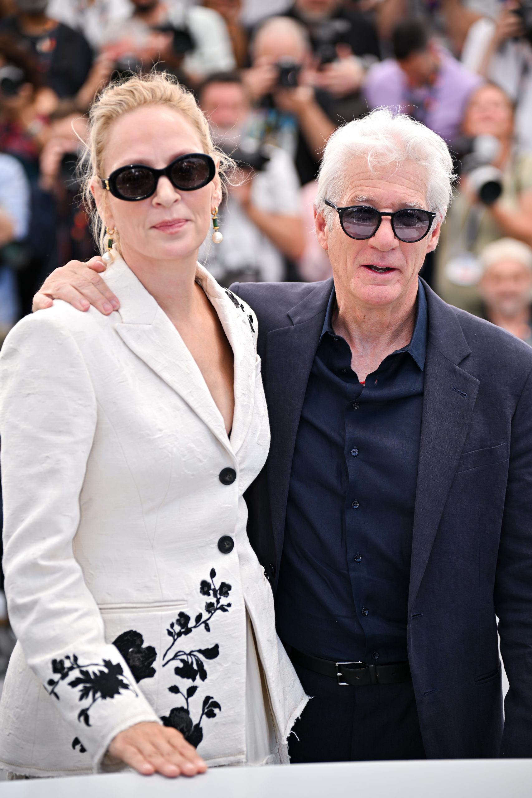 Κάννες 2024: Η Uma Thurman και ο Richard Gere στην πρεμιέρα της ταινίας «Oh, Canada» του Paul Schrader 2