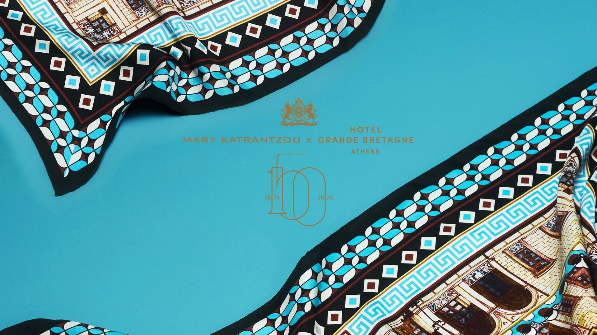 H Mary Katrantzou δημιούργησε ένα limited edition μαντήλι για τα 150 xρόνια Grand Bretagne 1