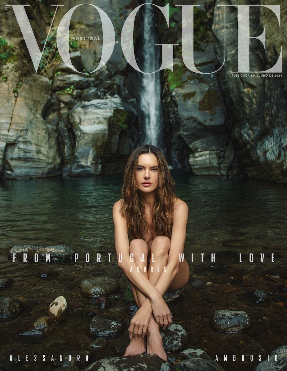 Η Alessandra Ambrosio φωτογραφήθηκε για την Vogue Portugal φορώντας δύο εντυπωσιακές δημιουργίες Celia Kritharioti 2