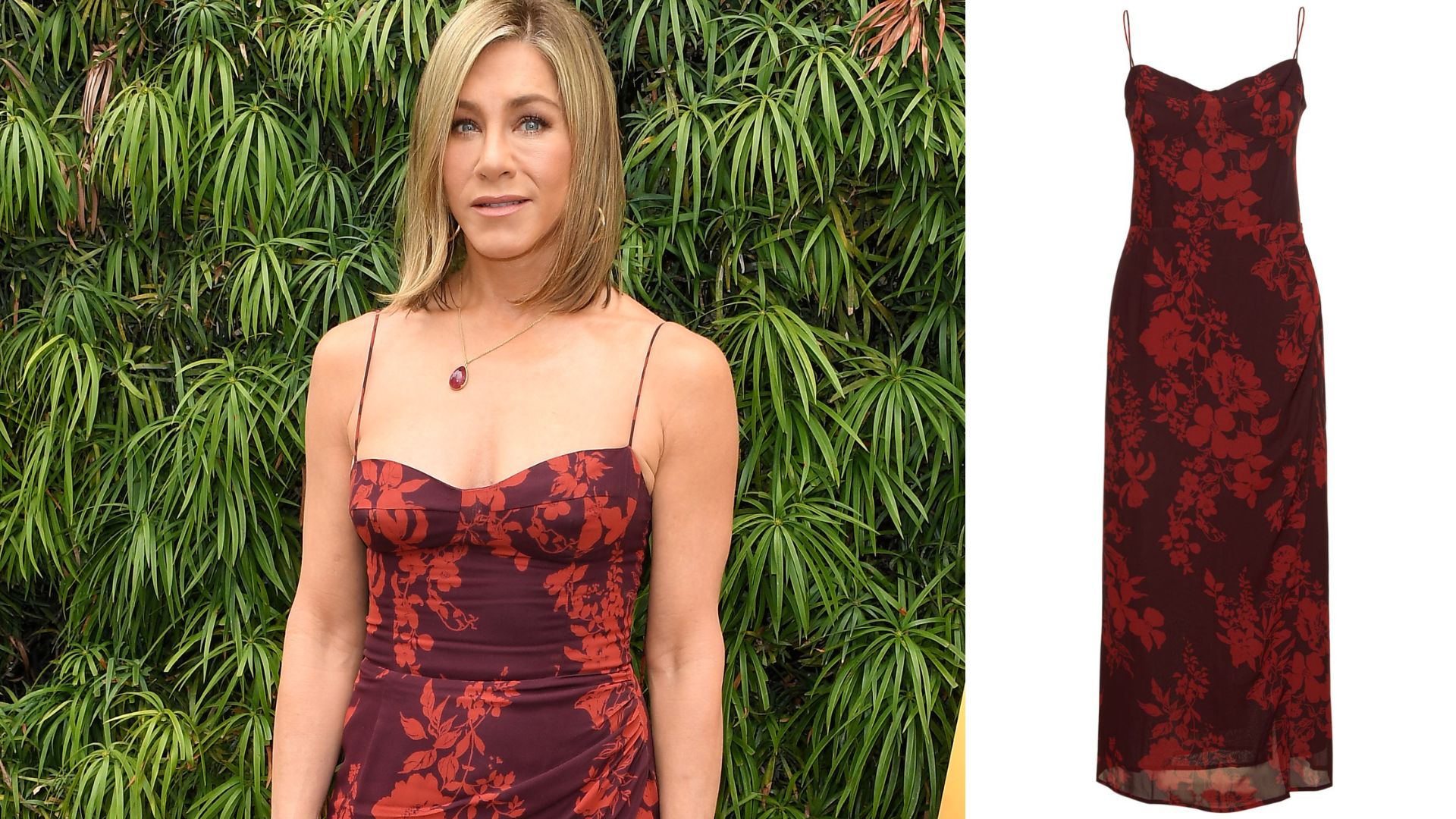 Το look που δεν περιμέναμε: H Jennifer Aniston με εκπληκτικό floral φόρεμα -Το βρήκαμε 1