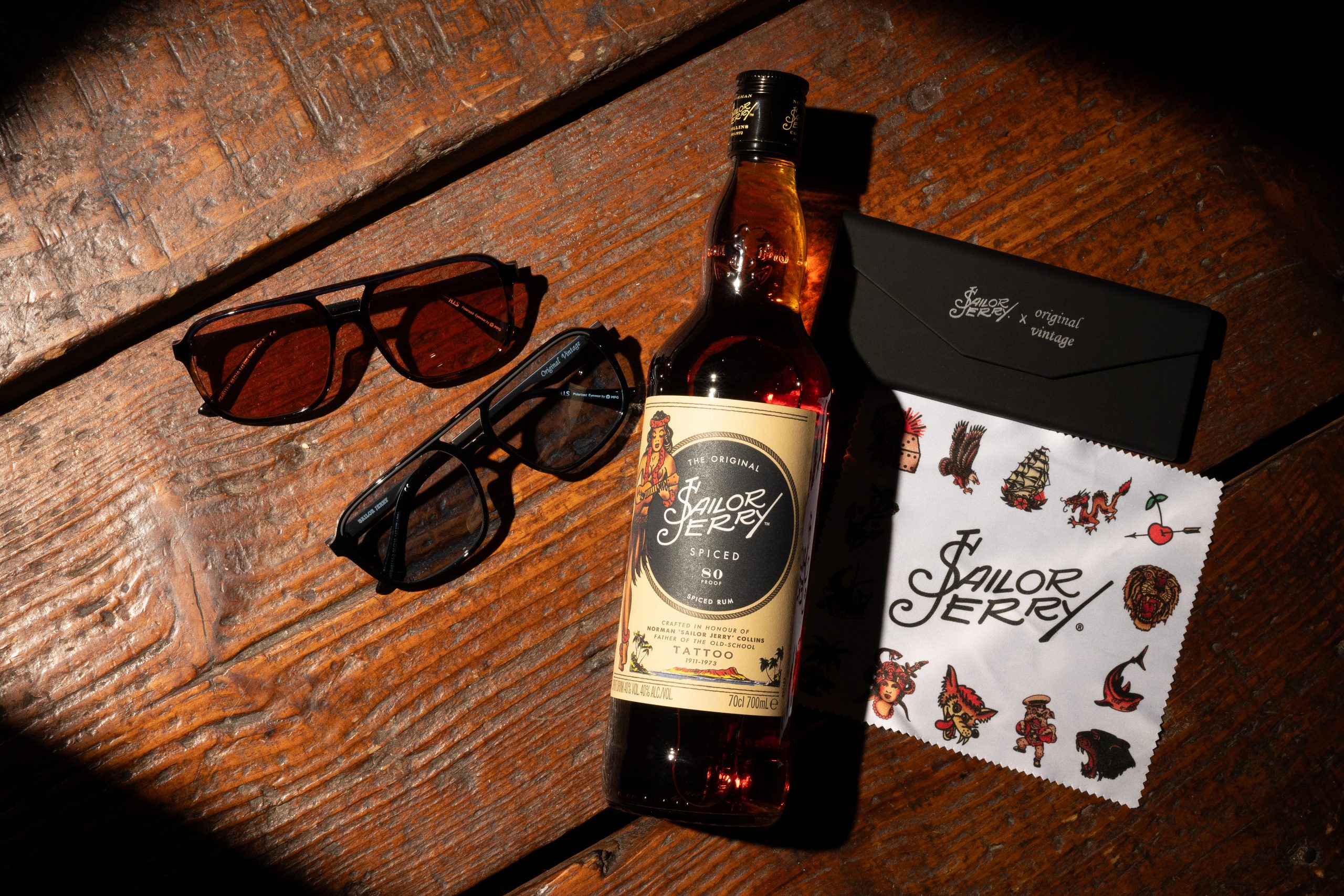 To Sailor Jerry Spiced Rum υπογράφει την νέα capsule collection της σειράς γυαλιών Original Vintage 1