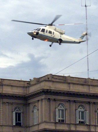 Αργεντινή: 15 χρόνια από την κρίση, πόσο πιθανό θα ήταν ένα ελικόπτερο;
