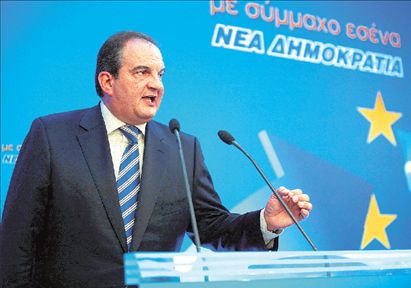 Ομιλία Καραμανλή σε υψηλούς τόνους