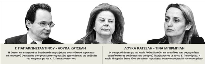 Ο ψυχρός πόλεμος των υπουργών