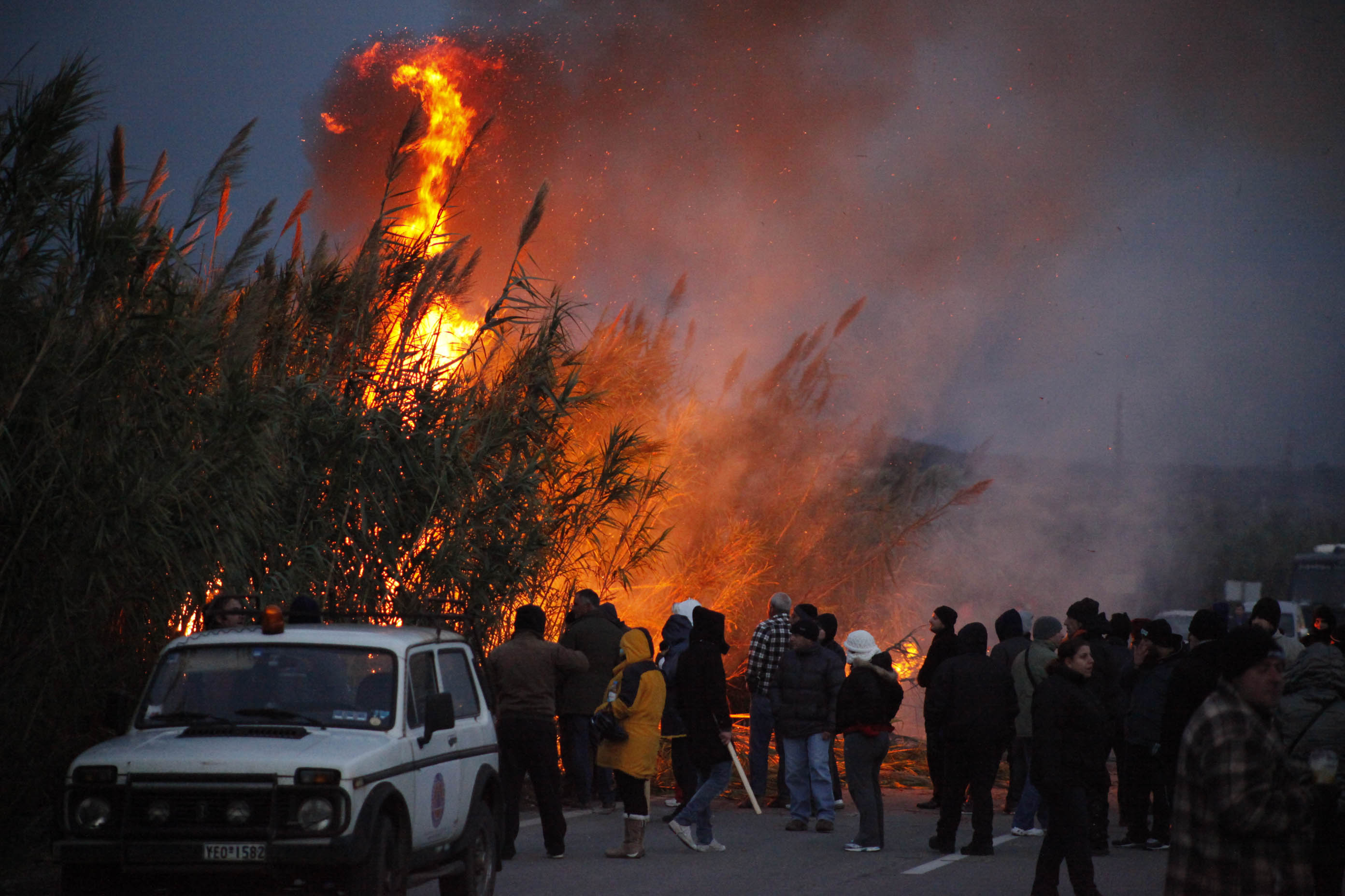 <b>Κερατέα</b>Επτά συλλήψεις για τα επεισόδια της Τρίτης