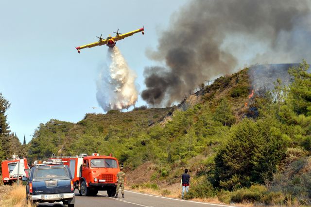 Fire in South Rhodes still blazing