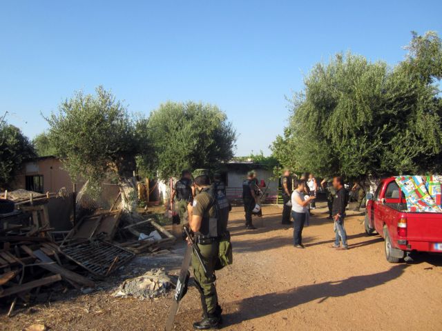 Αστυνομική επιχείρηση σε καταυλισμό Ρομά στο Σχιστό