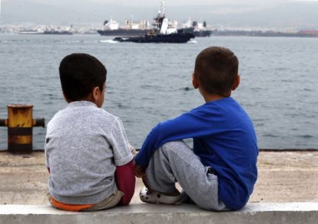 About 10,000 refugees are ‘trapped’ on the Greek islands