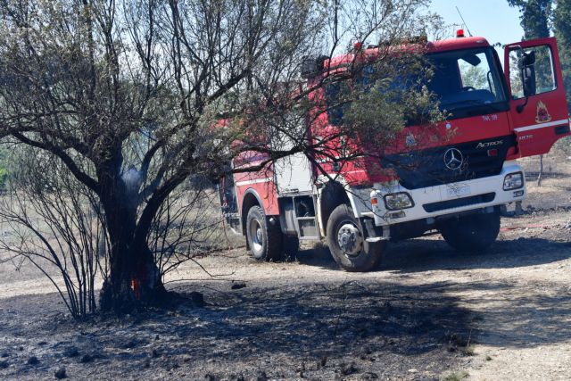 Θεσσαλονίκη: Πυρκαγιά σε έκταση του στρατοπέδου Ασσήρου