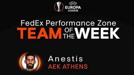 Ο Ανέστης στην τοπ 11αδα του Europa League