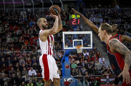 Euroleague: Μπασκόνια – Ολυμπιακός 86 – 54