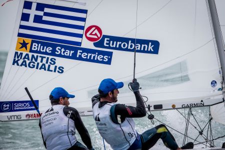 Η Blue Star Ferries χορηγός των ιστοπλόων Π. Μάντη και Π. Καγιαλή