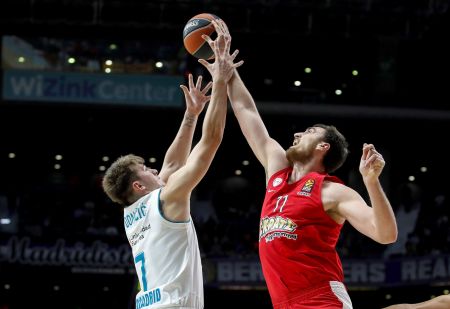 Euroleague: Ρεάλ Μαδρίτης – Ολυμπιακός 79 – 80