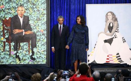 Στη Εθνική Πινακοθήκη των ΗΠΑ τα πορτραίτα των Μπάρακ και Μισέλ Ομπάμα