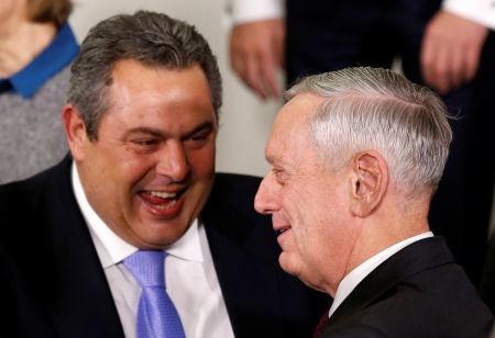Kammenos seeks support of Nato allies, does not raise Imia issue at ministers’ meeting