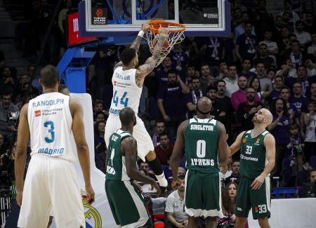 Euroleague: Ρεάλ Μαδρίτης – ΠΑΟ 92 – 75