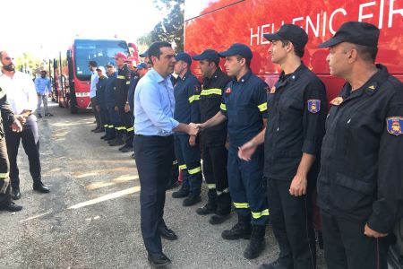 PM tweets on his visit to fire-ravaged Mati