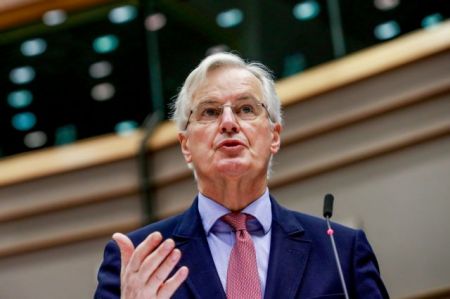 Μπαρνιέ: Η συμφωνία για το Brexit δεν θα τεθεί ξανά προς διαπραγμάτευση