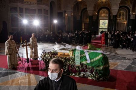 Ειρηναίος : Σε κρύπτη ναού εναποτέθηκε η σορός του Πατριάρχη Σερβίας