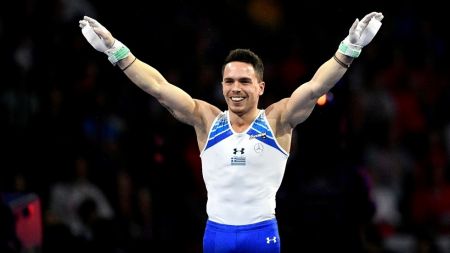 Greece’s Lefteris Petrounias clinches Olympics bronze medal in men’s rings finals