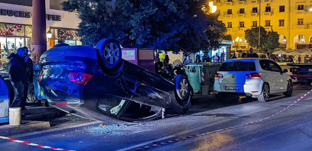 Θεσσαλονίκη: Σοκαριστική καραμπόλα με τραυματίες