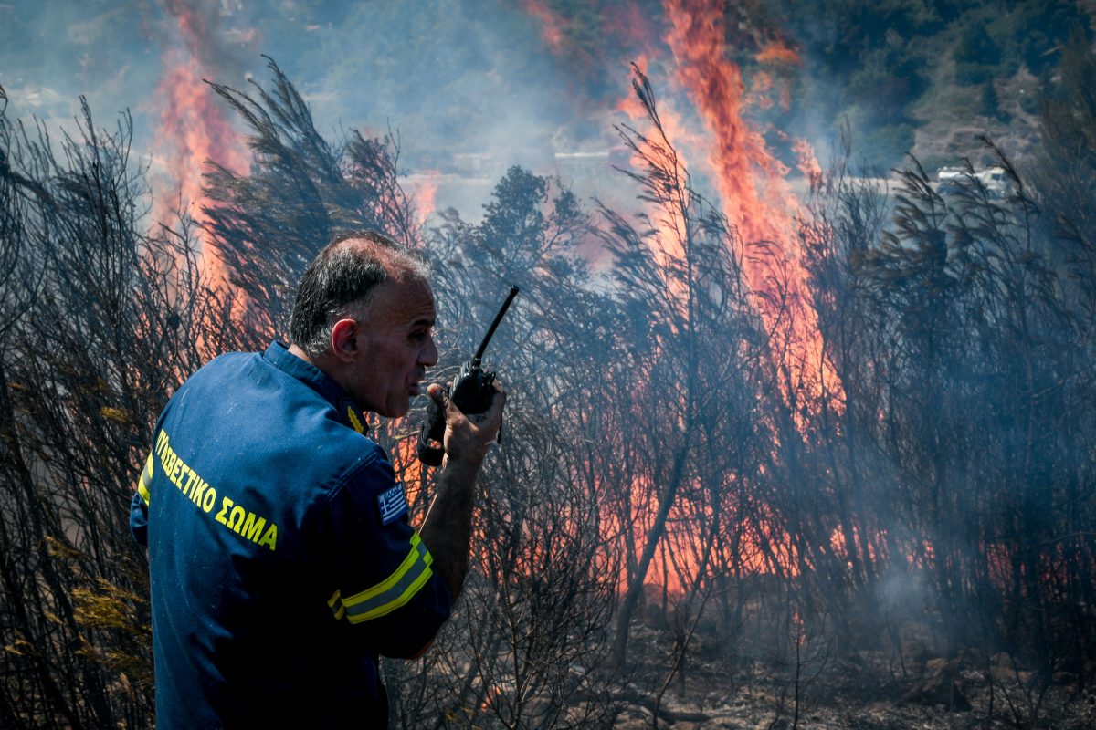 Φωτιά στη Λακωνία – Μεγάλη κινητοποίηση της Πυροσβεστικής