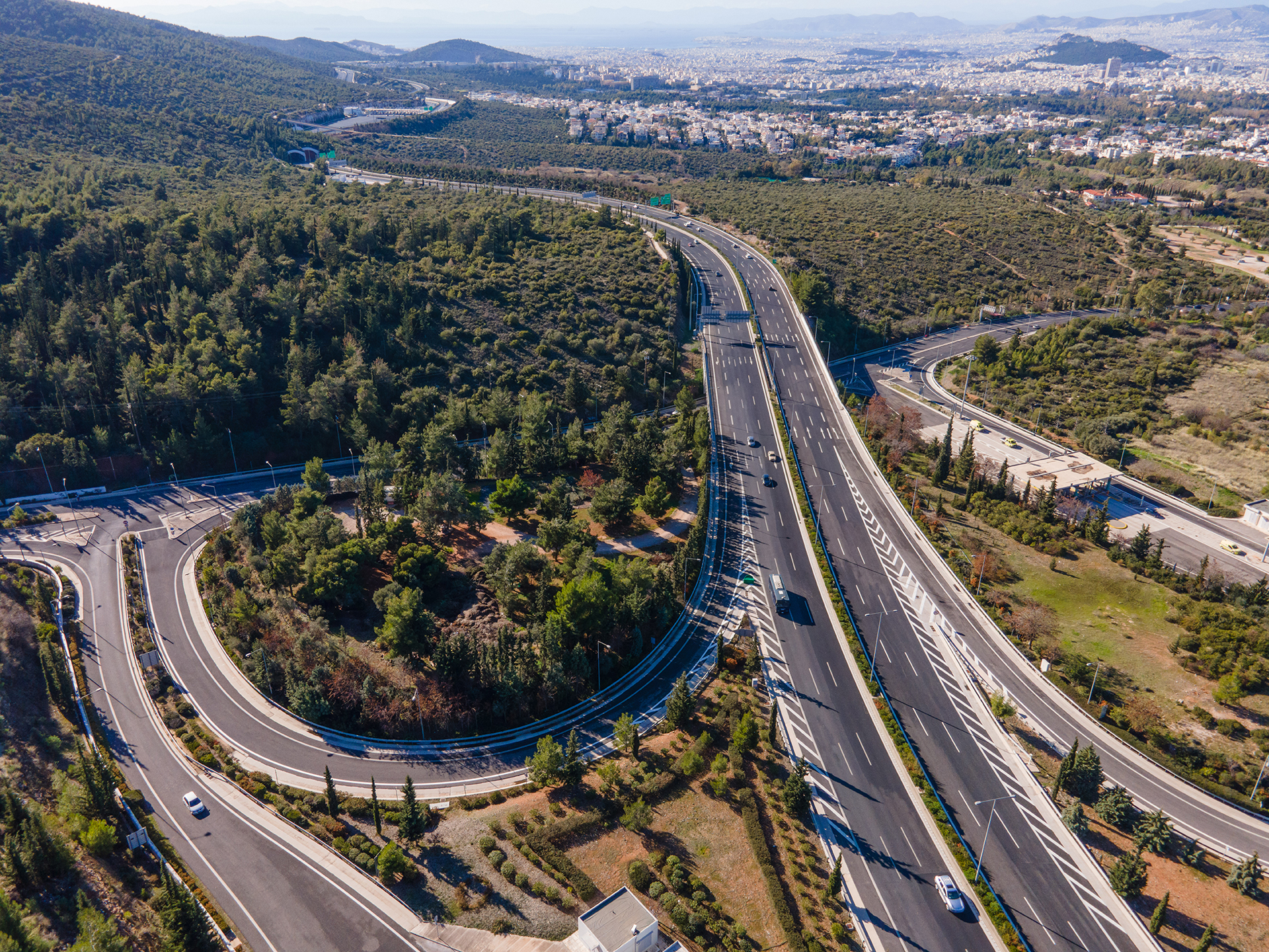 Αττική Οδός: Πράσινη απ’ άκρη σ’ άκρη