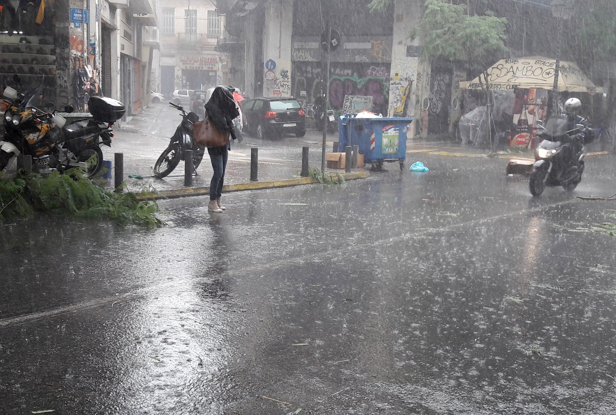 Αμύνταιο: Μεγάλες καταστροφές από χαλάζι