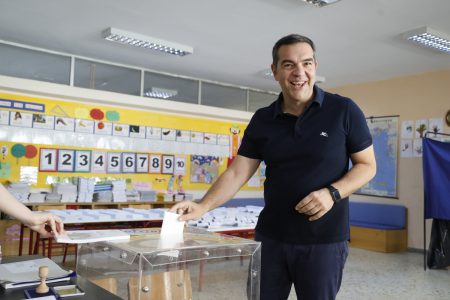 Ευρωεκλογές 2024: Ο Αλέξης Τσίπρας άσκησε το εκλογικό του δικαίωμα