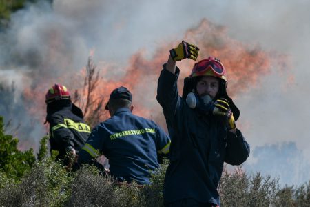 Φωτιά στη Νάξο: Μήνυμα του 112 -«Απομακρυνθείτε προς Απείρανθο»