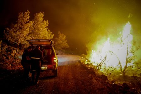 Εύβοια: Καλύτερα εικόνα στο πύρινο μέτωπο – Όλες οι ελπίδες στα εναέρια μέσα