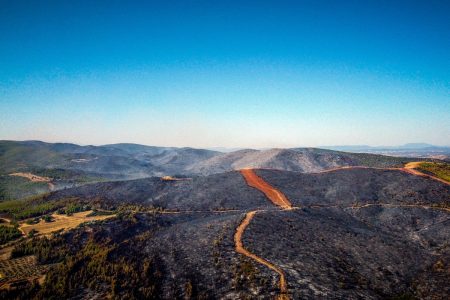 Φωτιά στην Εύβοια: Τραυματίστηκε πυροσβέστης – Στάχτη χιλιάδες στρέμματα