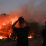 Συγκλονιστικές εικόνες από την φωτιά στην Αττική – Ανιση η μάχη με τις φλόγες