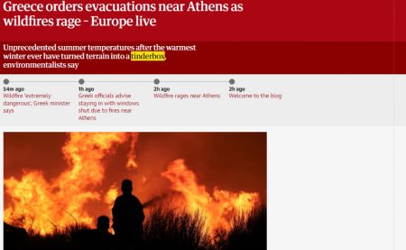 Φωτιά – Βαρνάβας: BBC, Guardian, CNN και ξένα Μέσα για τις πυρκαγιές στην Αττική