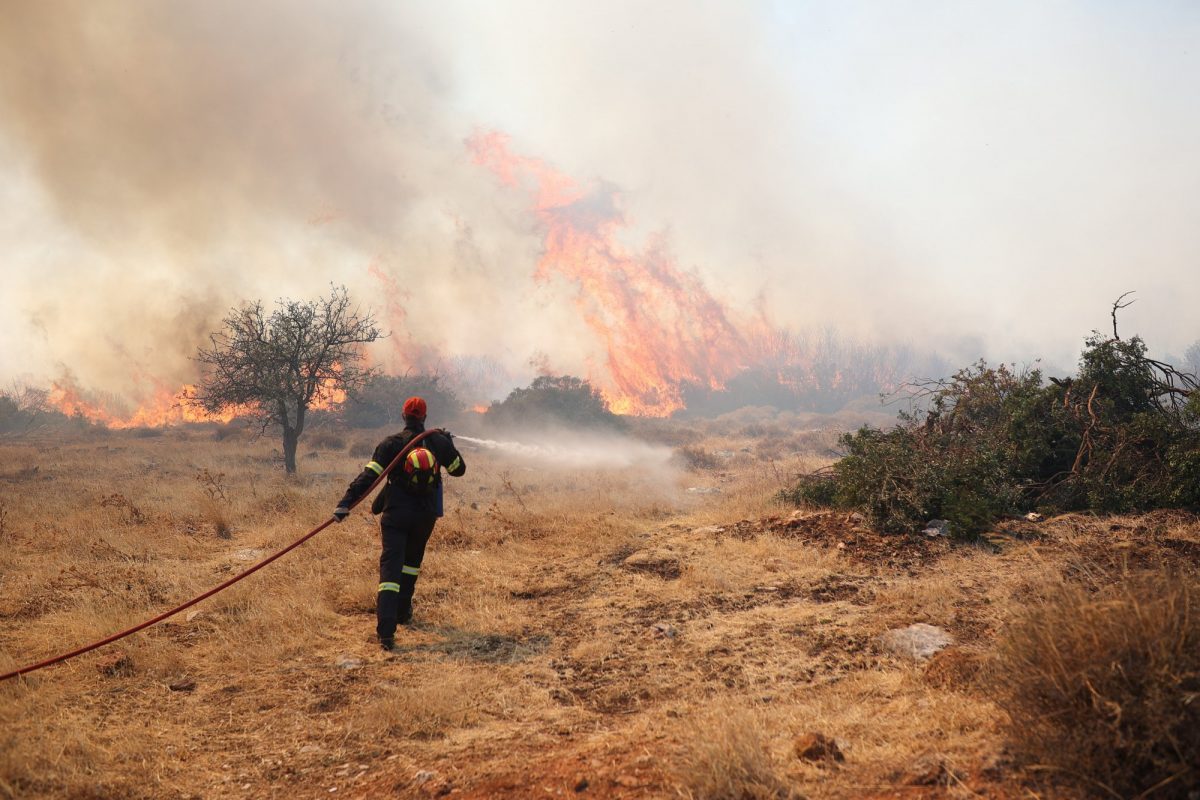 Φωτιά στην Αττική: Σχεδόν 100 χιλιάδες στρέμματα έxoυν καεί μέχρι τώρα