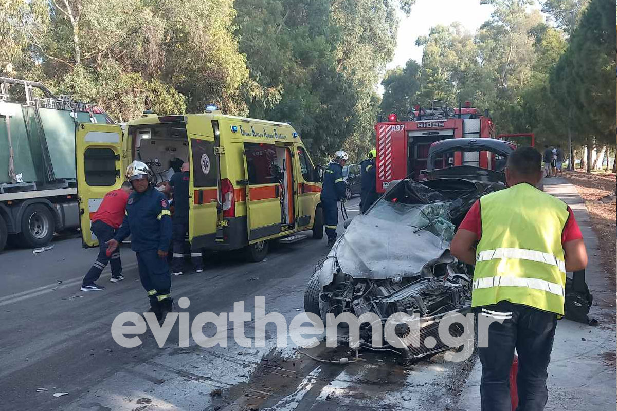 Χαλκίδα: ΙΧ συγκρούστηκε με φορτηγό – Ένας σοβαρά τραυματίας