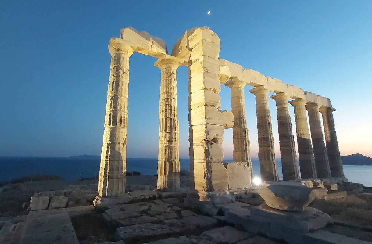 Αλλάζει όψη ο ναός του Ποσειδώνα στο Σούνιο – Πώς θα είναι