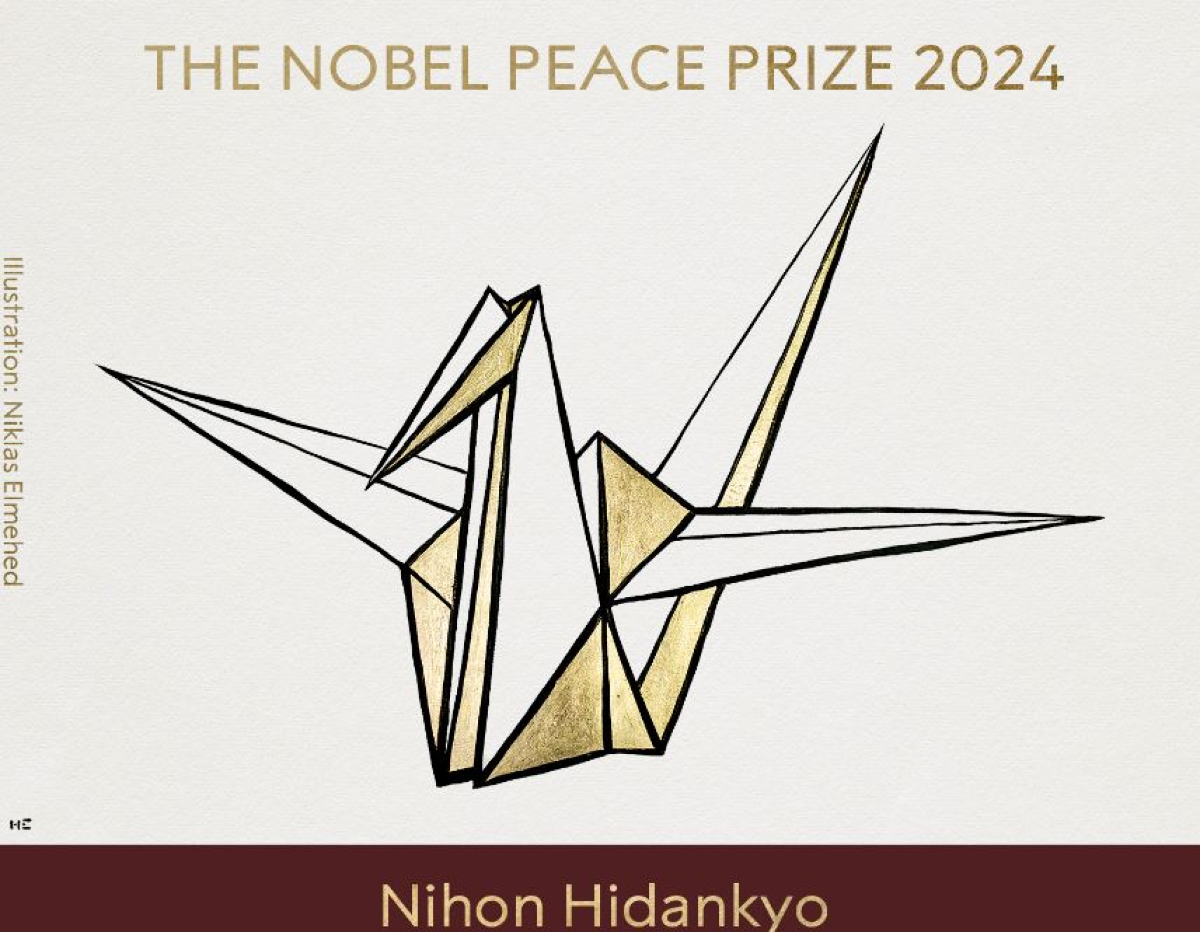 Nobel Peace Prize: To the Nihon Hidankyo organization the 2024 prize
 –