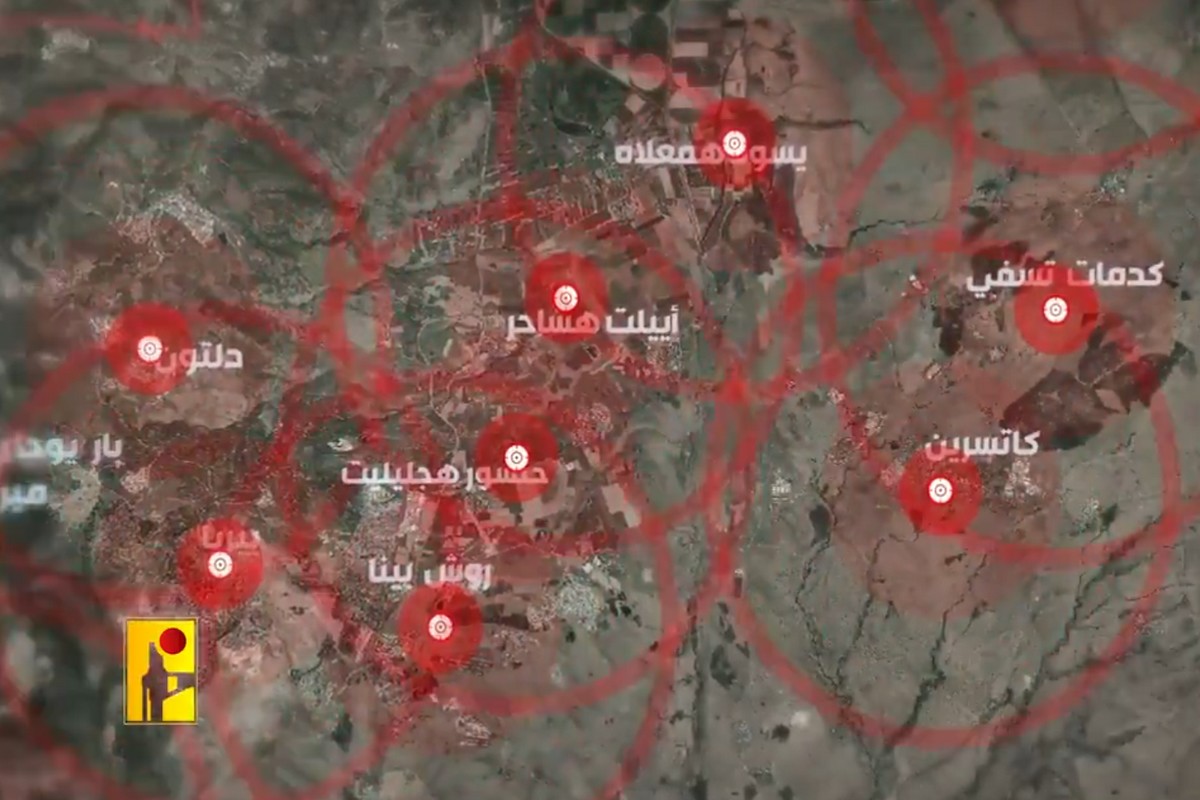 Hezbollah: The 25 Israeli settlements it targeted – Message also against the USA
 –