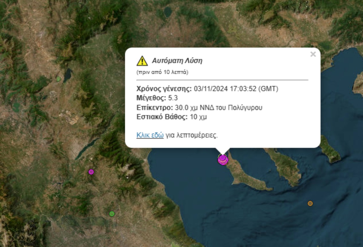 Earthquake now in Halkidiki – THE STEP
 –