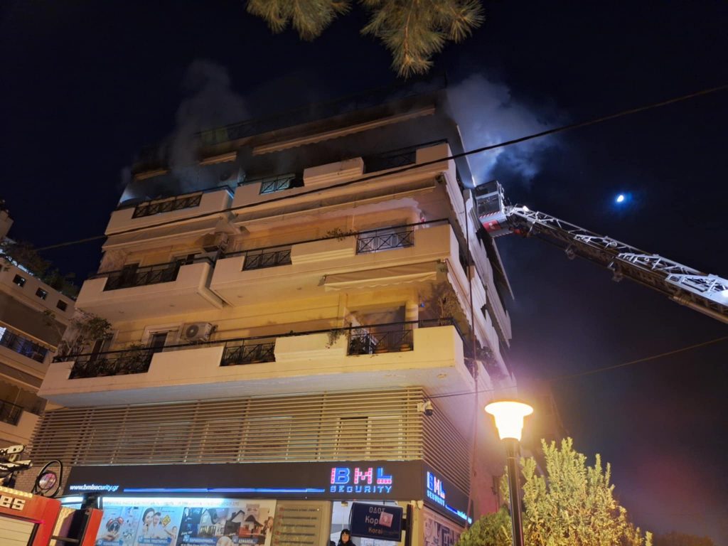 Moschato: The fire in an apartment is under control
 –