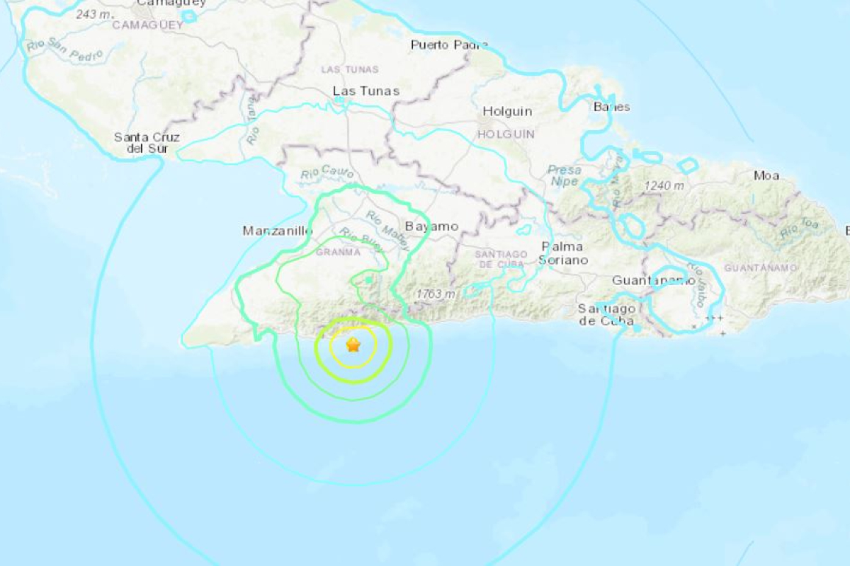 Κούβα: Σεισμός μεγέθους 5,8 βαθμών της κλίμακας Ρίχτερ