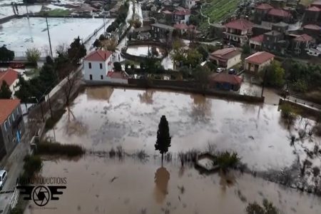 Η Λήμνος από ψηλά μετά την κακοκαιρία Bora (βίντεο)