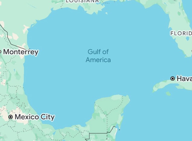 Google Maps: Άλλαξε το όνομα του κόλπου του Μεξικού σε «κόλπο της Αμερικής»