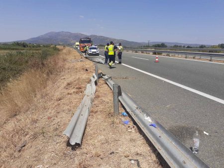 Τροχαίο με ανατροπή νταλίκας στην Ιόνια Οδό