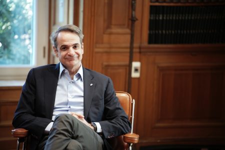 Κυριάκος Μητσοτάκης: Συνάντηση με τον Πιερ Γκραμενιά στο Μέγαρο Μαξίμου